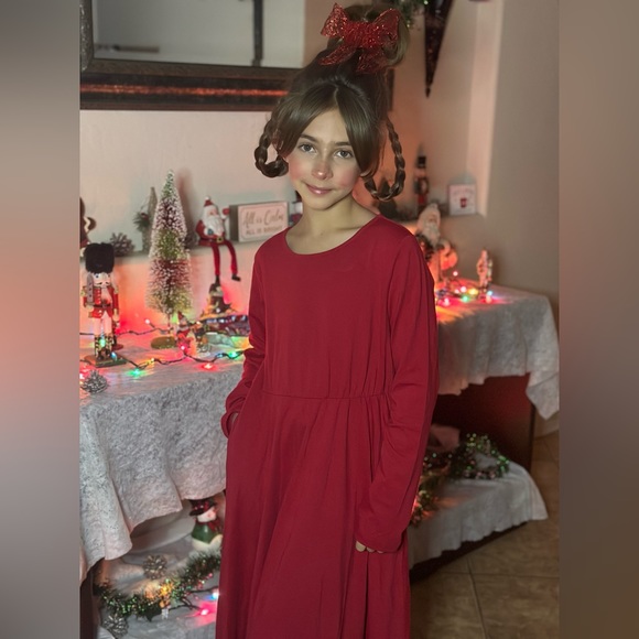 Red Long Dress - Picture 2 of 2